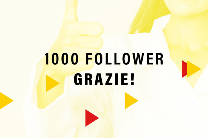 1000 Follower su Facebook!